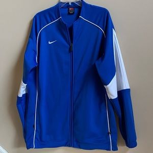 NIKE SPORTSWEAR TECH FLEECE MENS FULL- ZIP SWEATSHIRT /BLUE/LARGE /EUC